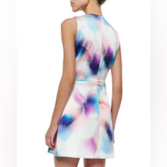 FRENCH CONNECTION Soft Spun Colorful Fit & Flare Dress Size 4 - Picture 2 of 11